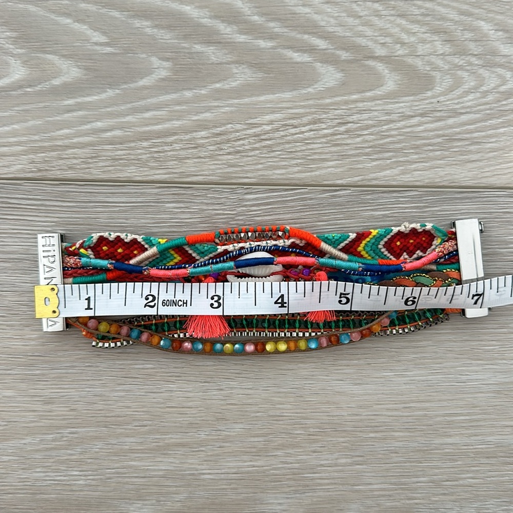 Hipanema “ocean” size M multistrand bracelet with magnetic clasp - Picture 5 of 6